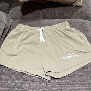 Gymshark Lifting Club Beige Athletic Shorts